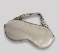 Masque pour les yeux en soie véritable 100% mûrier, 22 momme, luxueux, personnalisé, biologique, Noël, Nouvel An, ISO, soie, grand format