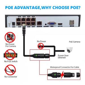 طقم كاميرات مراقبة شبكية بدقة 5 ميجابكسل مع 4 قنوات، كاميرا تلفزيونية مغلقة، كشف الحركة، كاميرا أمان عن بعد للهواتف المحمولة - Product Image 4