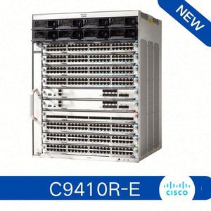 Commutateur central Cisco Catalyst 9400 C9410R-E neuf à 10 emplacements, 384 ports avec prise en charge PoE+, châssis en stock, livraison rapide - Product Image 2
