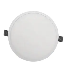 DLC CE ROHS Good Quality Ultra Slim Office Home Lighting 8W 16W 22W 30W Recessed Ceiling LED Panel Light SKD Price