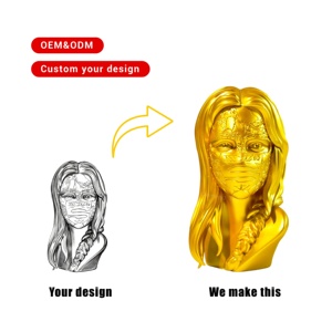 Statuette in Resina Personalizzate da 2D a 3D, Decorazione d'Interni, Fornitore Professionale di Artigianato su Misura - Product Image 1