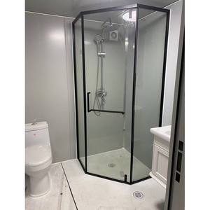 China prefabricado campamento camping listo hecho pequeño al aire libre VIP móvil de lujo portátil unidad de baño ducha e inodoro para el precio de venta