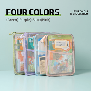 A4 tập tin Túi cuốn sách bài tập về nhà lưu trữ túi thi văn phòng phẩm Túi - Product Image 3