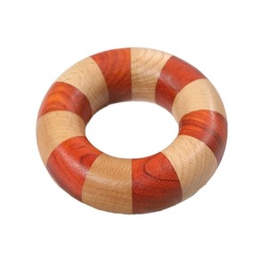 Chuangmu Ornement de bain en bois de palissandre rouge et hêtre écologique, sculpté au laser, motif mignon et apaisant, pour l'été, modèle homme - Product Image 5