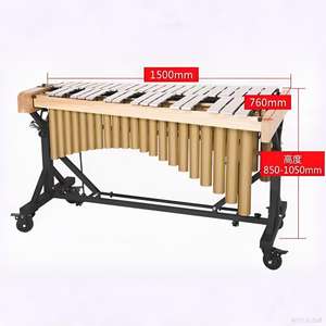 Xilófono de Aluminio de 37 Tonos para <span class=keywords><strong>Orquesta</strong></span> <span class=keywords><strong>Sinfónica</strong></span>, Metalófono, Tubos Metálicos de Trémolo, Campana, Lira, Accesorio para Instrumento Musical - Product Image 2