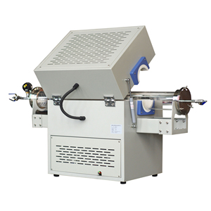 Fourneau tubulaire horizontal 1400 ° C pour le traitement des matériaux en oxyde métallique et en céramique - Product Image 2