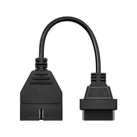 Herramienta de Diagnóstico para Vehículos GM, Cable Convertidor de 12 Pines a 16 Pines OBD1 a OBD2, Adaptador OBD