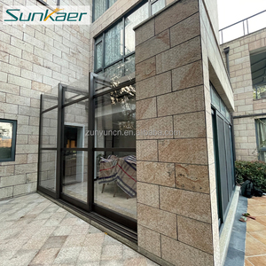 Buen <span class=keywords><strong>precio</strong></span> Top aluminumpolicarbonato Carport Designs vidrio balcón techo cubierta retráctil sunroom <span class=keywords><strong>porche</strong></span> recinto - Product Image 3