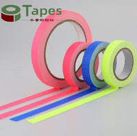 Nouvelle conception de ruban de marquage néon, ruban en plastique non adhésif, ruban fluorescent pour l'étiquetage, la marquage des limites