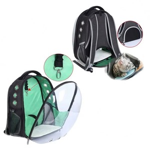 BSCI Factory Fashionable transparent pet <b>backpack</b> <b>carriers</b> breathable cats pet <b>carriers</b> for cat <b>dog</b> small animal - Product Image 1