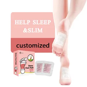 מדבקת כף רגל זולה לניקוי רעלים לשיפור בריאות השינה ותיקון יופי ייצור יצרן מקורי