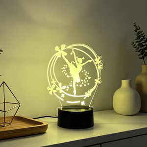 Dancing Girl Led Night <b>Light</b>, As a Birthday Gift for a Friend, to Decorate the Room - Product Image 1