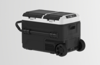 Réfrigérateur portable électrique JP à double zone pour camping, glacière à compresseur DC, congélateur, réfrigérateur de voiture