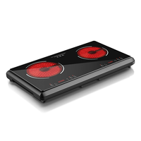 Table de cuisson électrique en céramique simple ou double Fengye 2000W+1500W, haute puissance, classe énergétique, portable, pour cuisine domestique