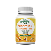 LIFEWORTH Compléments alimentaires Vitamine C Comprimés de soutien immunitaire pour adulte
