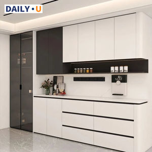 خزانة مطبخ إيطالية فاخرة حديثة مخصصة مصنوعة خصيصًا أثاث إعادة تشكيل مطبخ منزلي مع خزانات بار جزر من الصين - Product Image 2