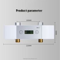 Robinet de Douche Thermostatique Intelligent à Mémoire de Forme avec Affichage Numérique, Prix d'Usine, Vente en Gros, Idéal pour Chauffe-Eau