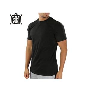 เสื้อยืดแฟชั่นสีดำเสื้อยืดผ้าคอตตอนสวมใส่สบาย - Product Image 5