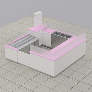 Escritorio <span class=keywords><strong>de</strong></span> trabajo Rosa <span class=keywords><strong>de</strong></span> estilo elegante Mostrador <span class=keywords><strong>de</strong></span> exhibición blanco quiosco <span class=keywords><strong>de</strong></span> <span class=keywords><strong>panadería</strong></span> usado escaparate <span class=keywords><strong>de</strong></span> exhibición <span class=keywords><strong>de</strong></span> descanso transparente para la venta - Product Image 4