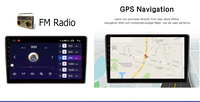 Radio Multimedia Inteligente Android Universal JAC MTK8227 de 9 Pulgadas y 10 Pulgadas para Automóvil, Navegación GPS, Reproductor de Audio Estéreo 2 DIN, Carplay