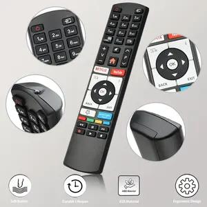 RC4318P RC4318 per Vestel Finlux <span class=keywords><strong>Telefunken</strong></span> Edenwood 4K Smart TV telecomando con NETFLIX YouTube PrimeVideo - Product Image 2