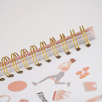 Carnet de suivi d'entraînement personnalisé pour la perte de poids et le bien-être, planificateur de fitness