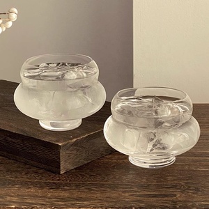 Gobelet en <span class=keywords><strong>verre</strong></span> à bulles personnalisé, transparent, résistant à la chaleur, réutilisable, pour café, thé, cocktails, verres à boire - Product Image 2