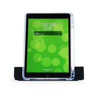 Étui de protection magnétique pour tablette, design séparable, avec support pliable triple, support pour stylet et fonction veille/réveil, en TPU souple