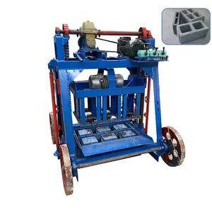 Most popular walking brick machine QMY4-45 cement hollow block making machine