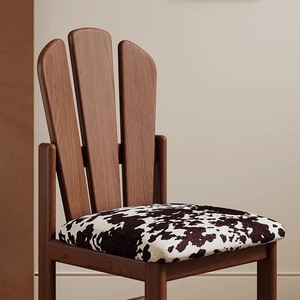 Peacock <b>Chair</b> Solid Wood Upholstered <b>Dining</b> <b>Chair</b> Adult Use - Product Image 2