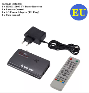 Convertisseur de signaux numériques <span class=keywords><strong>en</strong></span> téléviseurs CRT analogiques Lecture USB HDD EPG HDM1 1080p Upscaling DVB-T2 Boîtier TV HD + Adaptateur de sortie VGA/AV - Product Image 2