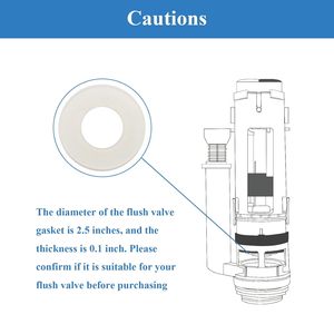 Joint d'étanchéité en silicone pour réservoir de chasse d'eau, économiseur d'eau, garantie 1 an, compatible avec les fuites de 2,5x2,5x0,1 pouces - Product Image 6