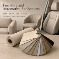 Fabricant en gros de cuir synthétique PU gaufré à grain fin, résistant à l'abrasion et aux rayures, pour canapés, chaises, sièges de voiture, sacs
