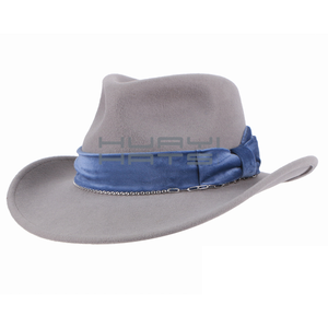 <span class=keywords><strong>Sombrero</strong></span> de <span class=keywords><strong>vaquero</strong></span> occidental de fieltro de lana 100% personalizado al por mayor para hombres, varios <span class=keywords><strong>colores</strong></span> con logotipo para uso en exteriores - Product Image 1