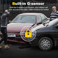 Caméra de voiture 4K+1080P, mini dashcam, enregistreur vidéo Wifi GPS, DVR, surveillance de la cargaison, vision nocturne, caméras de tableau de bord 4K