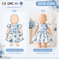Vêtements de poupée personnalisés 1/8 en gros OEM/ODM pour tenues de poupées BJD en coton