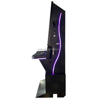 Kabinet Game Arcade Vertikal 32'' dengan Tombol Tekan, Akseptor Uang, dan Rangka Logam untuk Permainan Ketangkasan