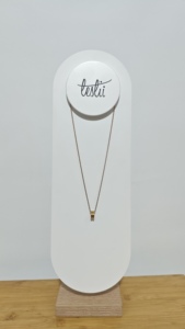 Vòng cổ hiển thị đứng <span class=keywords><strong>MDF</strong></span> đồ trang trí trạm khuyến mãi WHIT gỗ đứng cho đồ trang sức cửa hàng bán lẻ - Product Image 4