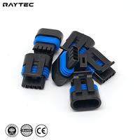 Kits de connecteurs de capteur étanches à 4 broches pour automobile 12162190 DJR7041Y-1.5-21 Chevrolet Buick MAP IAC Valve Cuivre IP67 12V 15A Câblage