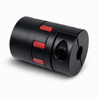 Accouplement à mâchoires en aluminium anodisé noir flexible Red Spider 98 Shore A pour systèmes d'automatisation de trackers solaires – Approvisionnement Asie du Sud-Est