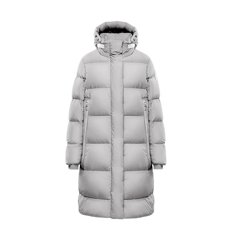 Winter Thick Warm Canada Parka Women white Goose Down Coats Custom Hooded Cotton Padded Puffer Jackets