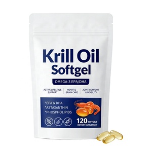 Yüksek Etkili Antarktika <span class=keywords><strong>Krill</strong></span> Yağı Yumuşak Kapsülleri Beyin ve Kalp Sağlığı İçin Yetişkinler İçin Omega 3 Fosfolipit Takviyeleri - Product Image 1