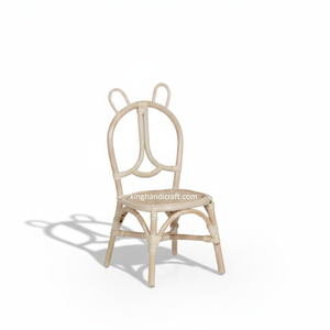 Silla Infantil de Ratán Hecha a Mano, Moderna y Segura, para Fiestas de Cumpleaños, Eventos en Sala de Estar, Muebles Infantiles de Mimbre Natural - Product Image 1