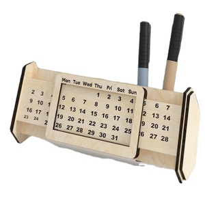 All'ingrosso taglio laser 3d puzzle legno calendario perpetuo calendario da tavolo calendari <span class=keywords><strong>casa</strong></span> <span class=keywords><strong>regalo</strong></span> e ornamenti per ufficio - Product Image 1