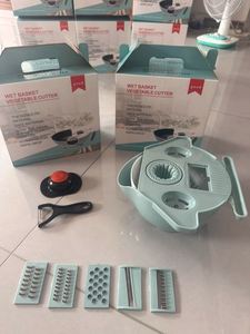 工場人気キッチン多機能シュレッダーウェットフルーツ排水バスケット刃カッターマニュアル<span class=keywords><strong>9</strong></span> <span class=keywords><strong>in</strong></span> <span class=keywords><strong>1</strong></span>スライサー野菜おろし金 - Product Image 3