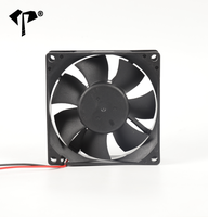 Kipas Aliran Aksial DC 8025 5V 12V 24V PBT 80x80x25mm Persegi Kipas Pendingin Industri untuk Rak Server Mesin Laser dengan CE RoHS