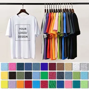 Camiseta com impressão digital de logotipo, impressão personalizada do logotipo em relevo, 100% algodão, gráfico 3d