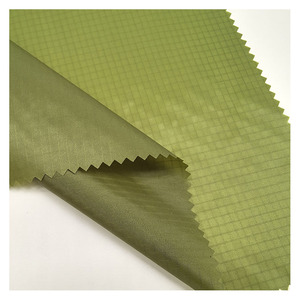 Tissu de literie en nylon 40D à carreaux double face avec silicone antidérapant, imperméable et silencieux, pour matelas/drap de <span class=keywords><strong>lit</strong></span> antidérapant - Product Image 1