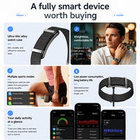 Bracelet Connecté Fitness, Montre Intelligente, Moniteur de Santé, Suivi du Sommeil, Bracelet Étanche Portable pour la Santé