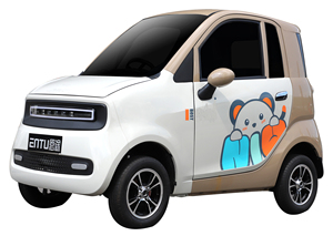 EEC COC L6e Véhicule électrique miniature à batterie haute performance pas cher, 4 roues, 2 portes, petite voiture à vendre - Product Image 2